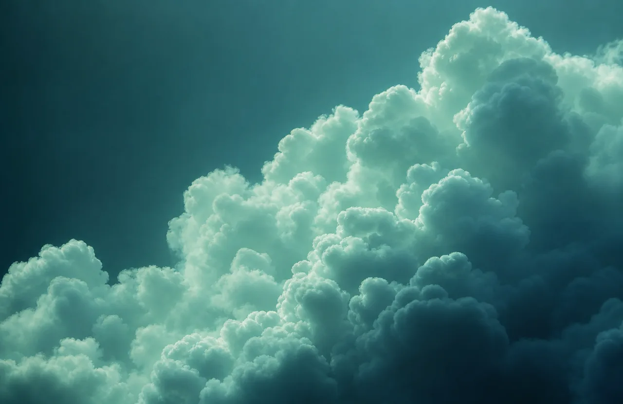 Teal Storm Clouds
